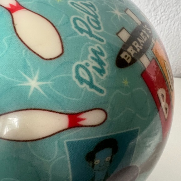 Vintage RARE Simpsons 400th Episode Collectors Edition Bowling Ball Viz A Ball - Picture 12 of 16